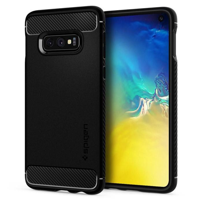 Etui SPIGEN Samsung Galaxy S10e Rugged Armor Black Case