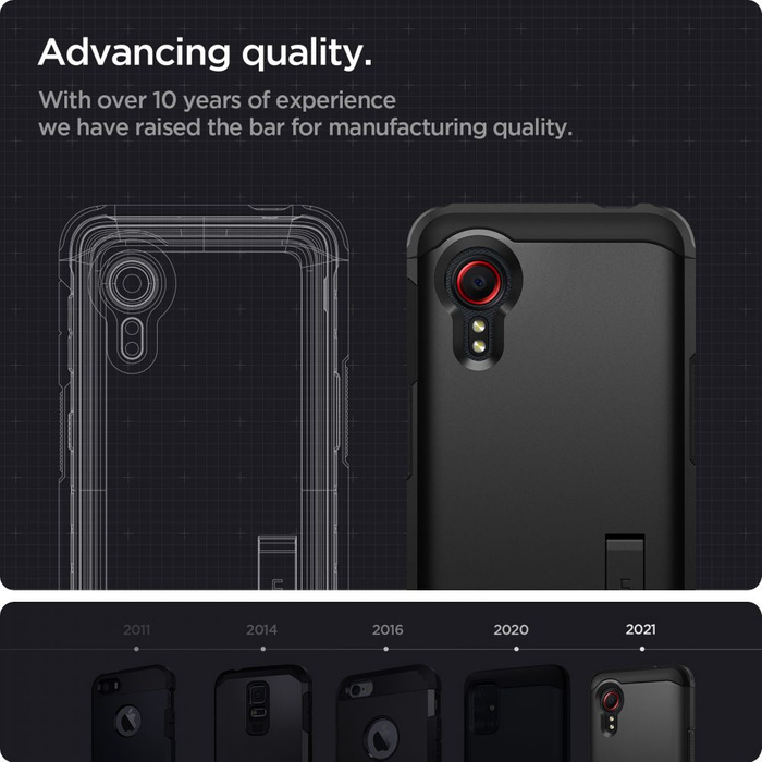 SPIGEN Tough Armor Galaxy Xcover 5 Etui Black Case