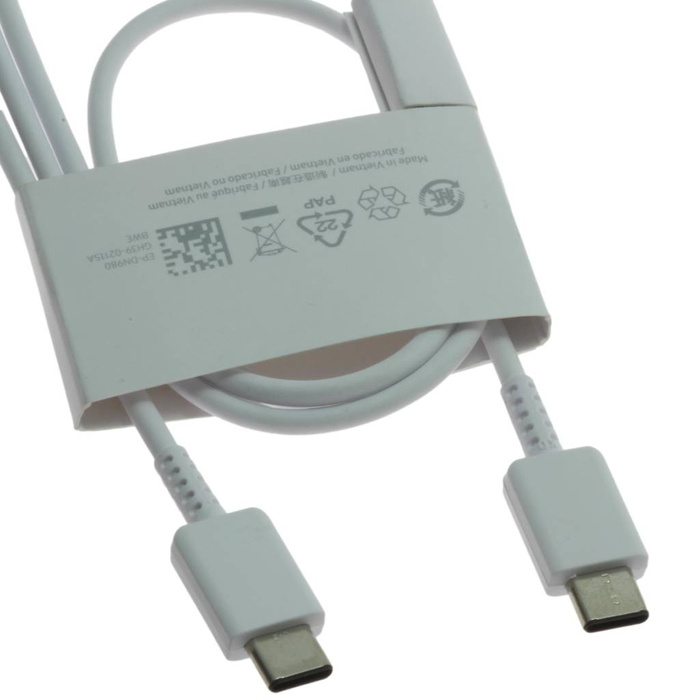 Cable USB-C SAMSUNG GALAXY Note 20 20 Plus 20 Ultra EP-DN980 White