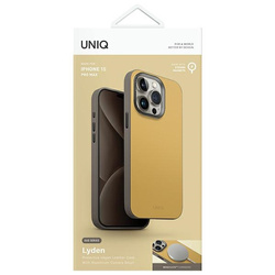 UNIQ etui Lyden DS iPhone 15 Pro Max 6.7" Magclick Charging żółto-szary/canary yellow-flint grey