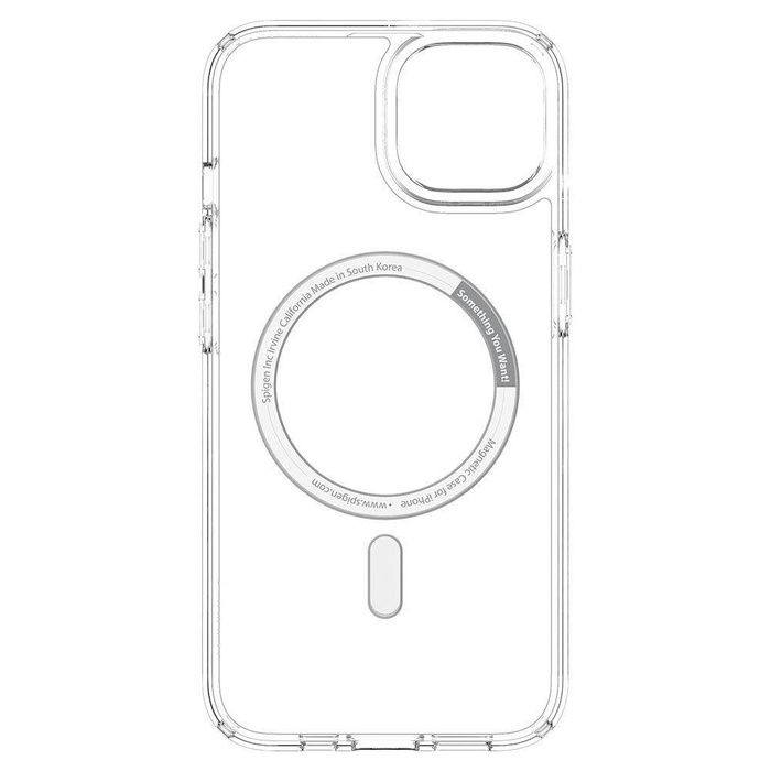 Etui iPhone 13 Spigen Ultra Hybrid Mag Magsafe White Case + Szkło Hartowane Full Cover Spigen