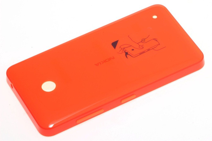 Original Nokia Lumia 630 Battery Cover ORANGE Grade A