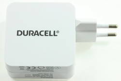 Duracell 2X2.4A WHITE TWO USB CHARGER