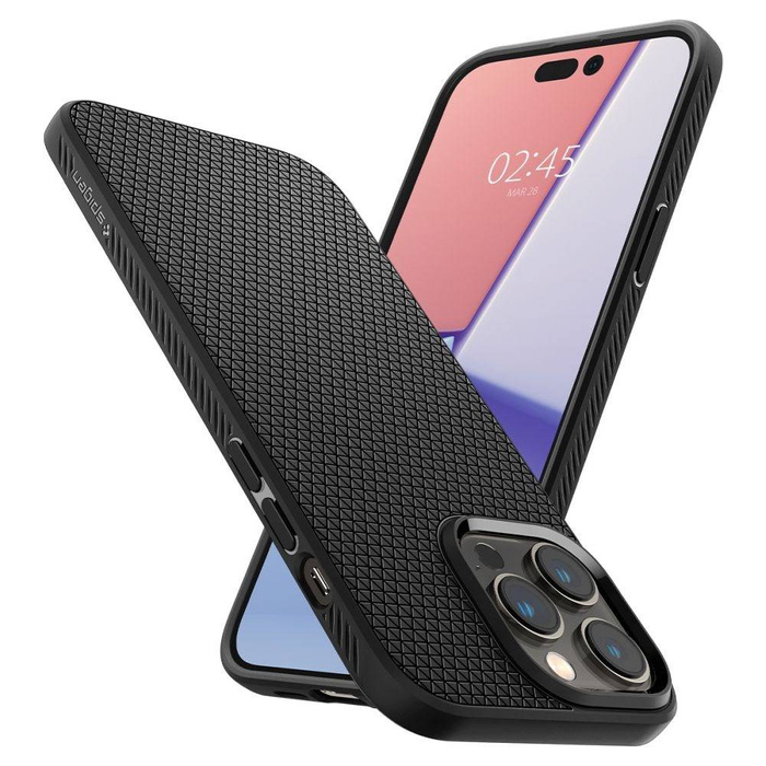 Etui Spigen Liquid Air iPhone 14 Pro Etui Matte Black Case