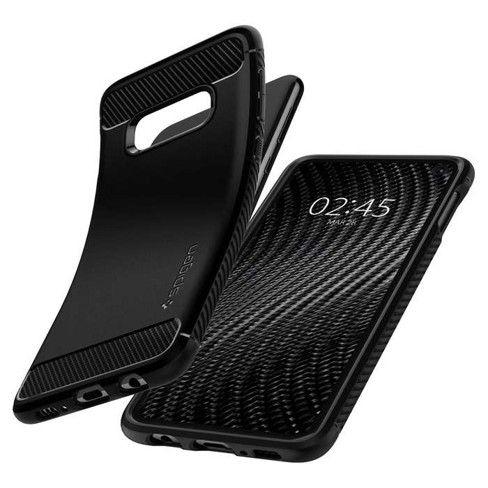 Etui SPIGEN Samsung Galaxy S10e Rugged Armor Black Case