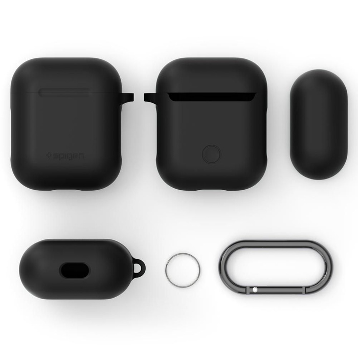 Etui SPIGEN Apple Airpods Black Czarne Case