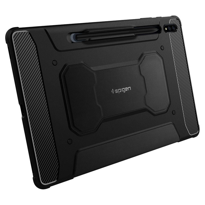 Case Spigen Rugged Armor "Pro" Galaxy Tab S7+ Plus 12.4 T970/T976 Black Black Case