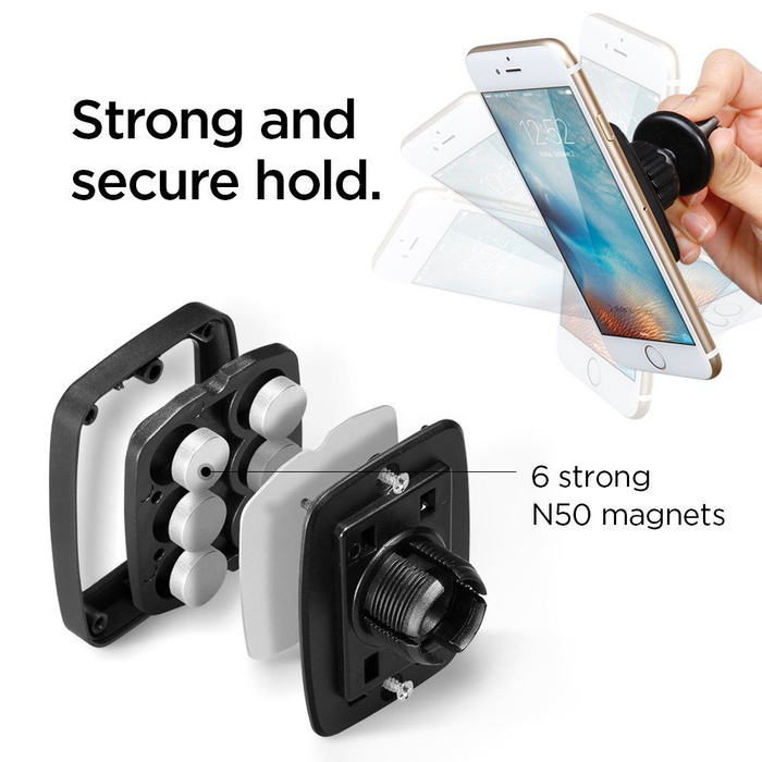 Uchwyt Magnetyczny Do Kratki SPIGEN H12 Air Vent Magnetic Car Mount Holder