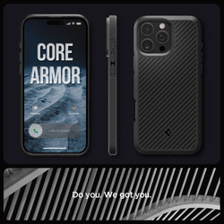 ETUI SPIGEN CORE ARMOR IPHONE 16 PRO MATTE BLACK