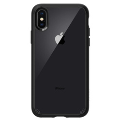 Case Spigen iPhone X XS Ultra Hybrid MATTE Black + Glass 