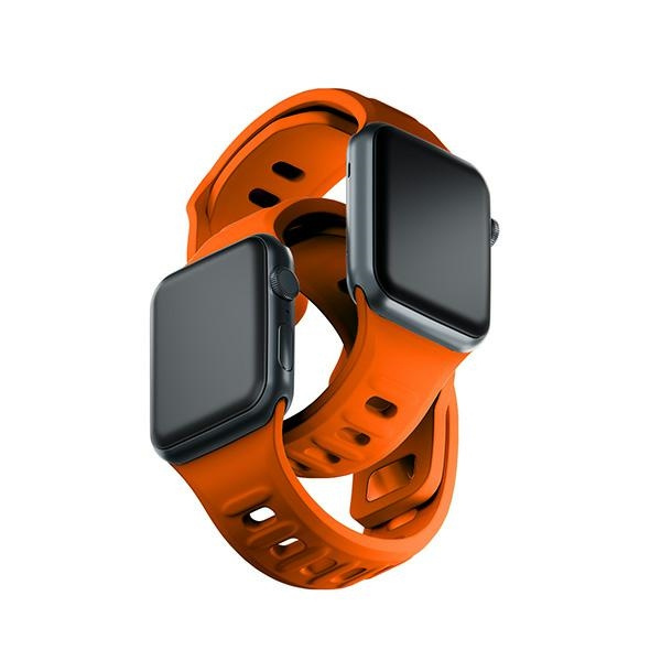 3MK Silicone Watch Strap pomarańczowy/ orange dla Apple Watch 38/40/41mm