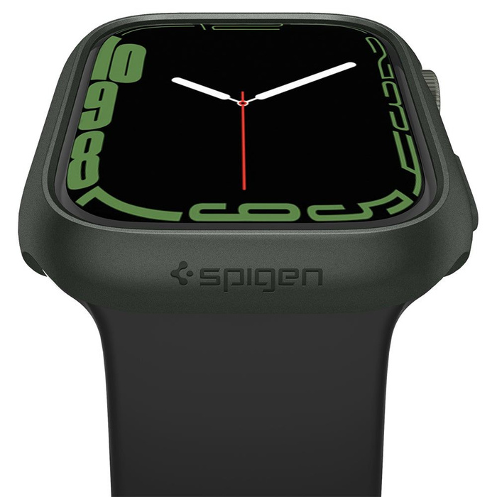 Etui SPIGEN Thin Fit Apple Watch 6 7 8 9 45mm Zielone