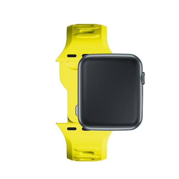 3MK Silicone Watch Strap żółty/yellow dla Apple Watch 38/40/41mm