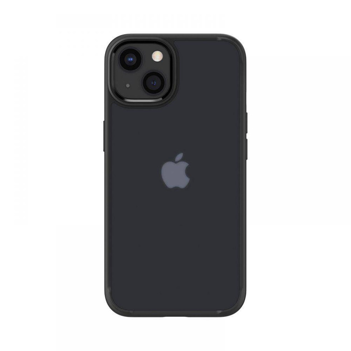 Case iPhone 13 Spigen Ultra Hybrid MATTE Frost Black Case + Tempered Glass Spigen Glas.Tr Slim