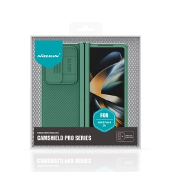 Nillkin CamShield Pro Case (simple) etui Samsung Galaxy Z Fold 4 pokrowiec z osłoną na aparat ciemnozielone