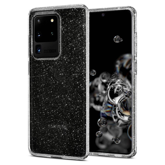 Etui SPIGEN Liquid Crystal Samsung Galaxy S20 Ultra Glitter Przeźroczyste Case