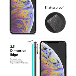 SZKŁO Hartowane RINGKE ID-3PACK iPhone XS MAX Clear