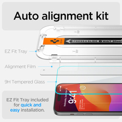 Szkło Hartowane Spigen iPhone 15 Plus Glas.tr ”ez Fit” 2-pack  