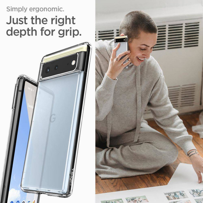 Case SPIGEN Google Pixel 6 Ultra Hybrid Clear Case