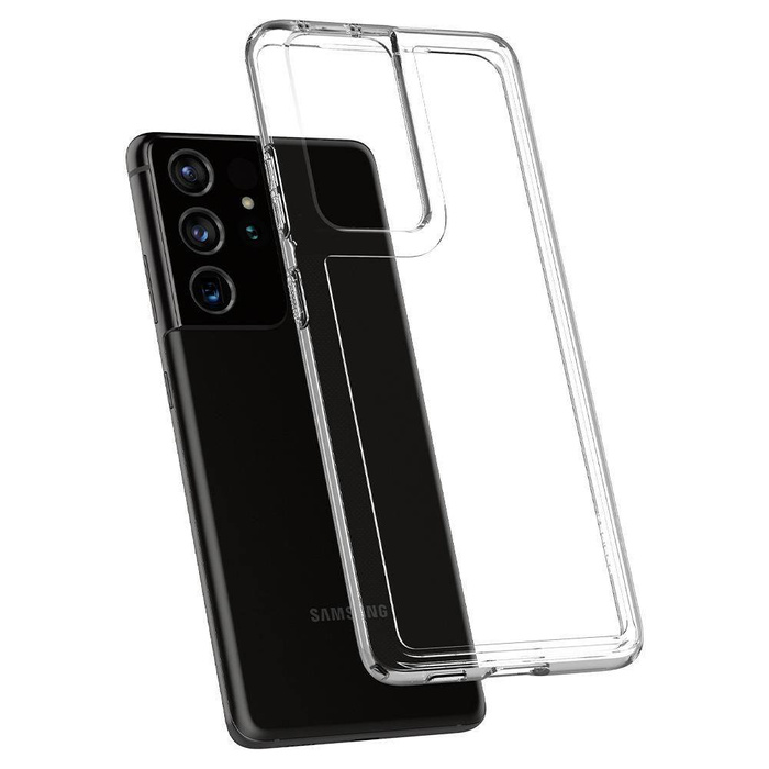 Spigen Ultra Hybrid Samsung Galaxy S21 Ultra Case Crystal Transparent Clear Case