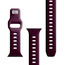 3MK Silicone Watch Strap ciemnofioletowy /mulberry dla Apple Watch 38/40/41mm