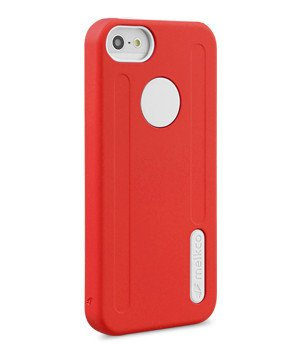 Etui iPhone 5 5S SE MELKCO Dual Layer RED / White