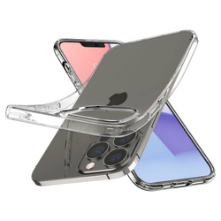 Etui Spigen iPhone 13 Pro Liquid Crystal Crystal Przezroczyste Clear Case + Szkło Hartowane Spigen Glas.tr Slim