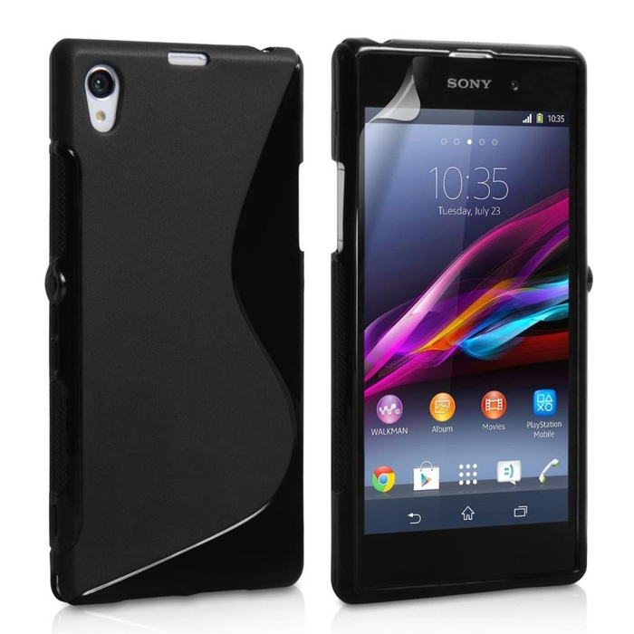 Cover S-Line Sony Xperia U Black Silicone Case