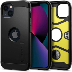 Etui iPhone 13 Spigen Tough Armor Black Case + Szkło Hartowane Full Cover Spigen