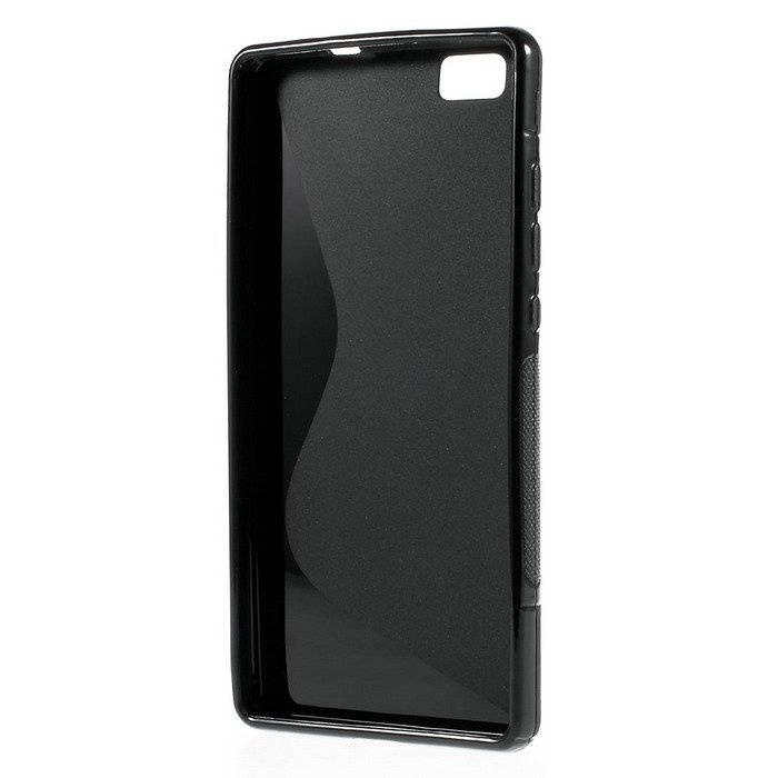 Cover S-Line Huawei P8 Lite Black Silicone Case