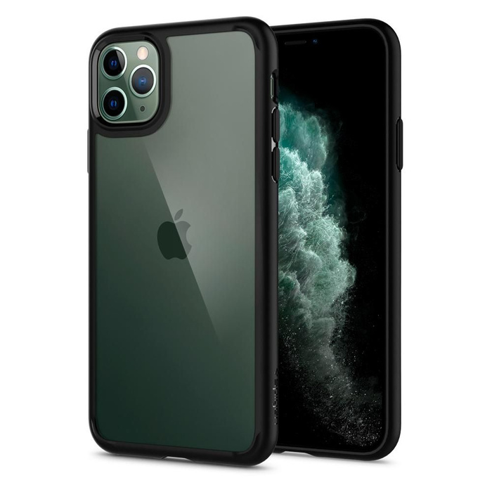 Etui SPIGEN Apple iPhone 11 Pro Ultra Hybrid Matte Black Czarne Case