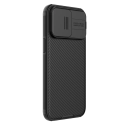 Pancerne etui Nillkin CamShield Pro Magnetic Case do iPhone 15 Pro z osłoną na aparat - czarne