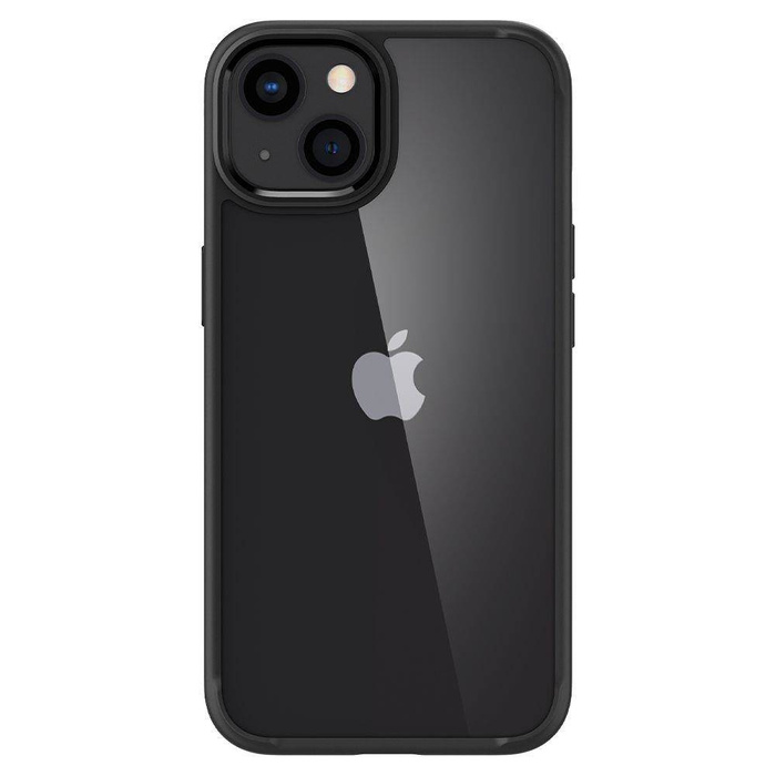 Etui iPhone 13 Spigen Ultra Hybrid Matte Black Case + Szkło Hartowane Spigen Glas.tr Slim