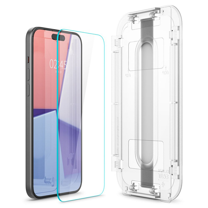 Szkło Hartowane Spigen iPhone 15 Plus Glas.tr ”ez Fit” 2-pack  