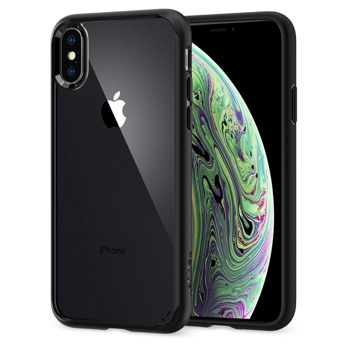 Case Spigen iPhone X XS Ultra Hybrid MATTE Black Black Case Apple