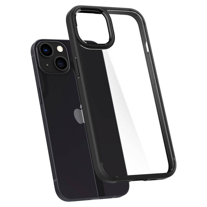 Etui iPhone 13 Spigen Ultra Hybrid Matte Black Case + Szkło Hartowane Full Cover Spigen