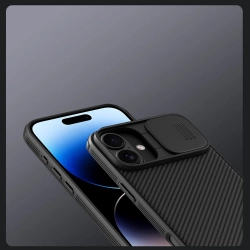 Etui Nillkin CamShield Pro Magnetic Case na iPhone 16 - czarne