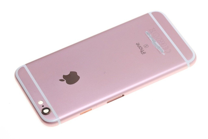 Casing Body Flip APPLE iPhone 6S Pink Grade B With Downside