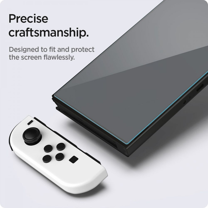 SPIGEN Nintendo Switch Oled Glas.Tr ”ez Fit” 2-Pack Szkło Hartowane