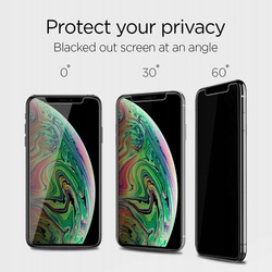 Tempered Glass Spigen Apple IPhone 11 Alm Glass Tr Privacy