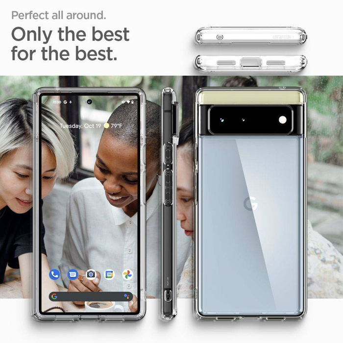 Case SPIGEN Google Pixel 6 Ultra Hybrid Clear Case