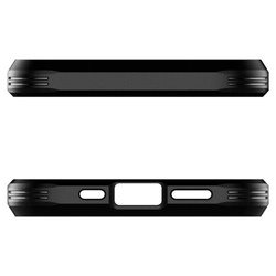 Etui iPhone 13 Spigen  Tough Armor Black Case + Szkło Hartowane Spigen Glas.tr Slim