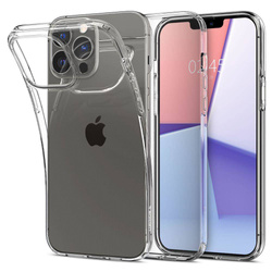 Etui Spigen iPhone 13 Pro Liquid Crystal Crystal Przezroczyste Clear Case + Szkło Hartowane Spigen Glas.tr Slim