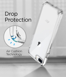 Etui SPIGEN Ultra Hybrid iPhone 7 Plus 8 Plus Przezroczyste Clear Przezroczysty Case 