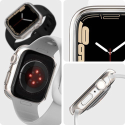 Etui SPIGEN Thin Fit Apple Watch 7 8 9 41mm Przezroczyste