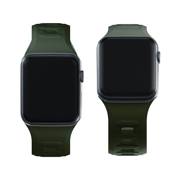 3MK Silicone Watch Strap ciemnozielony/ dark green dla Apple Watch 38/40/41mm