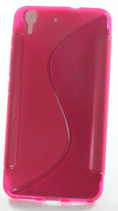 Cover S-Line Huawei Ascend Y6 Pink Silicone Case