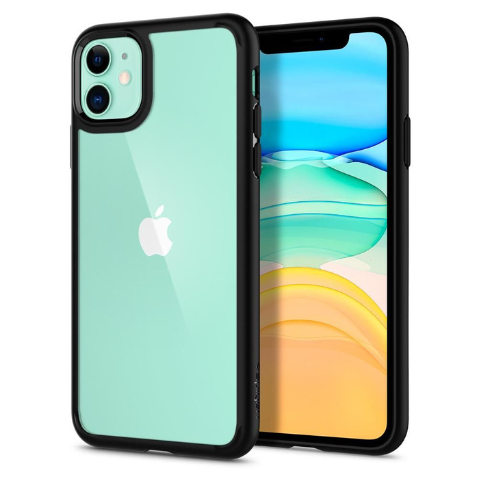 Etui SPIGEN iPhone 11 Ultra Hybrid Czarne Black Case Apple