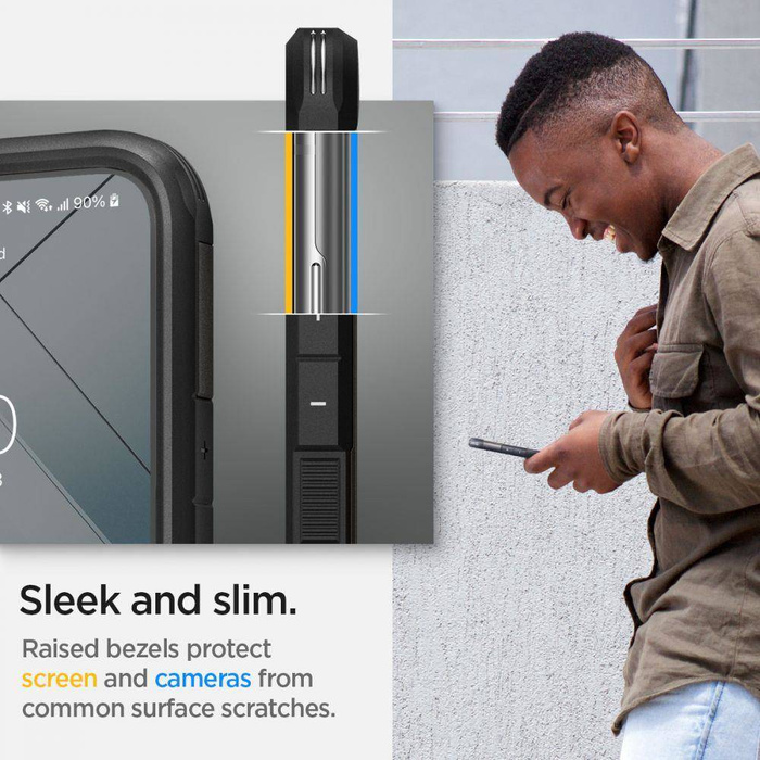 ETUI Spigen S22 Tough Armor Gunmetal Case