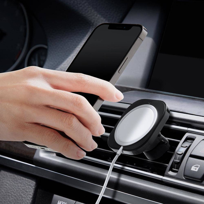 Spigen Magfit Apple Magsafe Uchwyt Do Kratki Car Charger Holder 